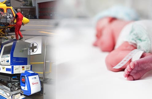 Trasporto bambini prematuri Stem