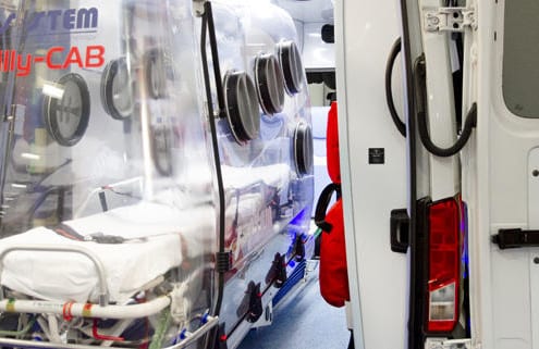 Sistema di biocontenimento per ambulanze Billy-CAB Stem
